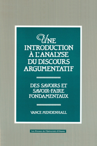 Une introduction  l'analyse du discours argumentatif