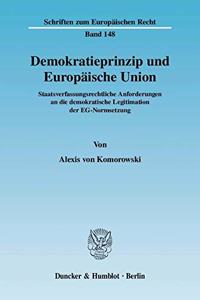 Demokratieprinzip Und Europaische Union