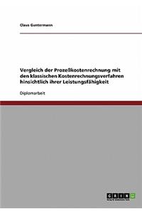 Vergleich der Prozeßkostenrechnung mit den klassischen Kostenrechnungsverfahren hinsichtlich ihrer Leistungsfähigkeit