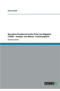 Narrative Strukturen in Der Prinz von Ägypten (1998) - Analyse von Moses' Traumsequenz