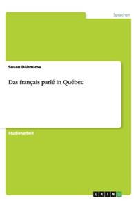 français parlé in Québec