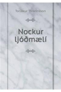 Nockur ljóðmælí