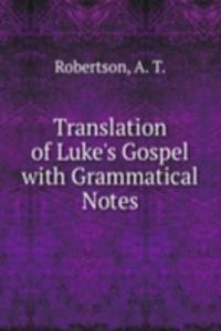 Translation of Luke's Gospel