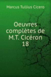 Oeuvres completes de M.T. Ciceron