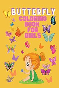 Butterfly Coloring Book for Girls