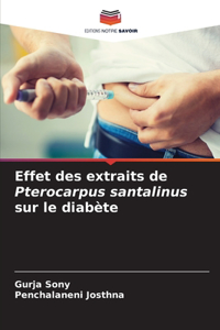 Effet des extraits de Pterocarpus santalinus sur le diabète