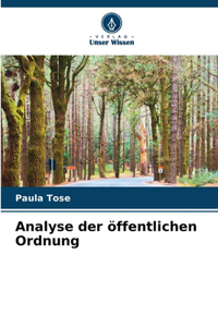 Analyse der öffentlichen Ordnung