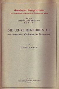 Die Lehre Benedikts XII