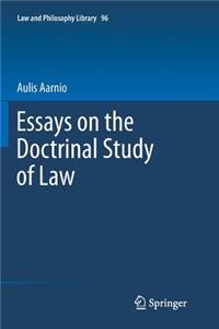 Essays on the Doctrinal Study of Law