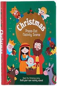 CHRISTMAS PRESS OUT NATIVITY SCENE