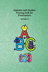 Alphabet and Number Tracing book for Preschoolers for kids