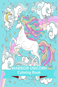 Warrior Unicorn Coloring Book