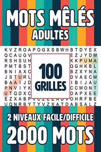 Mots Meles Adultes 100 Grilles 2000 Mots