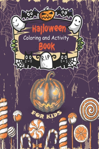 Halloween Coloring and Activity Book For kids