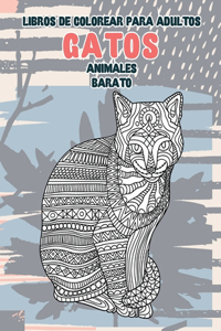 Libros de colorear para adultos - Barato - Animales - Gatos