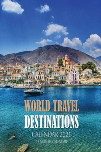 World Travel Destinations Calendar 2021