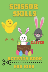 Scissor Skills Activity Book for Kids Easter