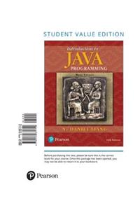 Introduction to Java Programming, Brief Version