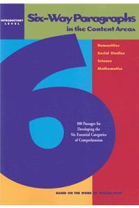 Six-Way Paragraphs in the Content Areas: Introductory