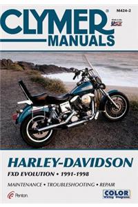 Harley-Davidson FXD Evolution Motorcycle (1991-1998) Clymer Repair Manual