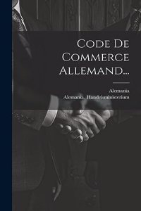 Code De Commerce Allemand...