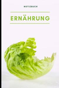 Ernährung Notizbuch