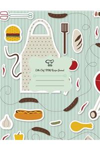 Little Chef BBQ Recipes Journal
