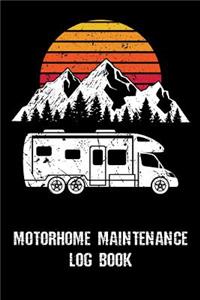 Motorhome Maintenance Log Book