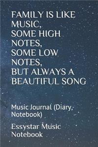 Family Is Like Music, Some High Notes, Some Low Notes, But Always a Beautiful Song