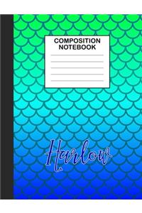 Harlow Composition Notebook