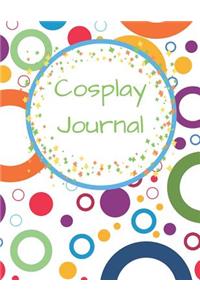 Cosplay Journal: Costume Notebook & College Ruled Journal - Diary (110 Lined Pages, 8.5 x 11 in) Daily Pretty Press