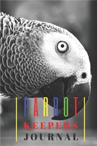 Parrots Keepers Journal: (Bullet) Notebook Diary To Draw, Sketch And Write In.