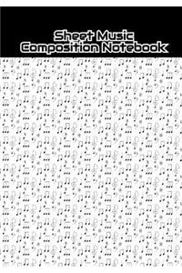 Sheet Music Composition Notebook