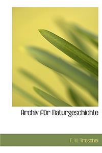 Archiv Fur Naturgeschichte