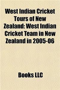 West Indian Cricket Tours of New Zealand