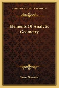 Elements Of Analytic Geometry