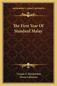 First Year Of Standard Malay