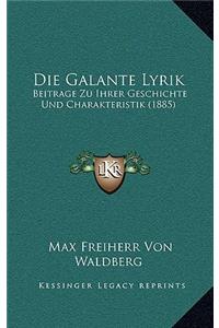 Die Galante Lyrik