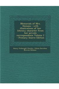 Memorials of Mrs. Hemans