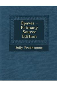 Epaves - Primary Source Edition