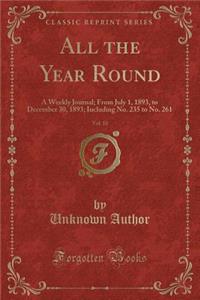 All the Year Round, Vol. 10