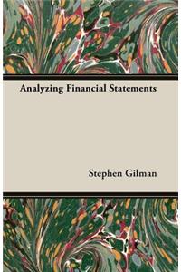 Analyzing Financial Statements