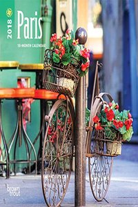 Paris 2018 Mini Wall Calendar