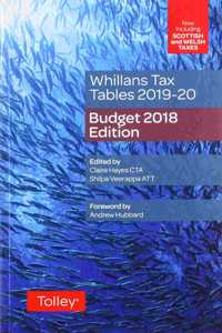 WHILLANS TAX TABLES 201920 BUDGET EDITIO