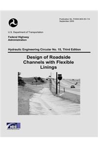 Design of Roadside Channels with Flexible Linings