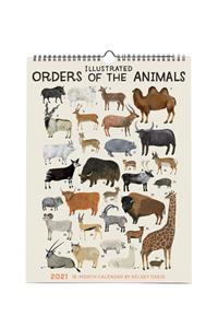 2021 Illustrated Orders of the Animals