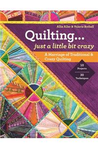 Quilting -- Just a Little Bit Crazy: A Marriage of Traditional & Crazy Quilting