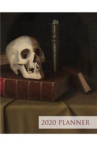 Memento Mori - 2020 Week to View Planner: FINE ART PLANNER - 2020 Planner Weekly and Monthly - Jan 1, 2020 to Dec 31