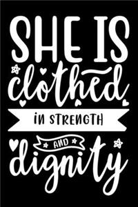 She is Clothed in Strength and Dignity
