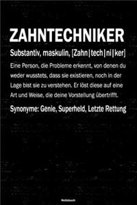 Zahntechniker Notizbuch